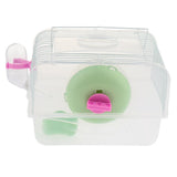 Max Portable Pet Hamster Cage Guinea Pig Gerbils Mice House with Heel Green