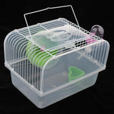 Max Portable Pet Hamster Cage Guinea Pig Gerbils Mice House with Heel Green