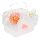 Max Portable Pet Hamster Cage Guinea Pig Gerbils Mice House with Heel Yellow