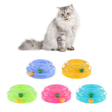 Max Interactive Pet Game Bell Toy Entertainment Turntable Amusement Plate green