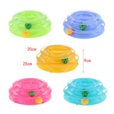 Max Interactive Pet Game Bell Toy Entertainment Turntable Amusement Plate green