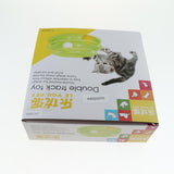 Max Interactive Pet Game Bell Toy Entertainment Turntable Amusement Plate green