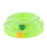 Max Interactive Pet Game Bell Toy Entertainment Turntable Amusement Plate green