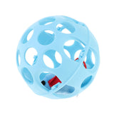 Max Funny Cat Vocal Toy Pet Play Ball With Jingle Bell Interactive Toys Blue