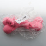 Maxbell Dog Chew Toy, Rubber Bone Chewing Toys,Durable Bite Toy Molar Toy Pink_1