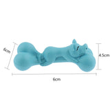 Maxbell Dog Chew Toy, Rubber Bone Chewing Toys,Durable Bite Toy Molar Toy Blue_1