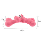 Maxbell Dog Chew Toy, Rubber Bone Chewing Toys,Durable Bite Toy Molar Toy Pink_2