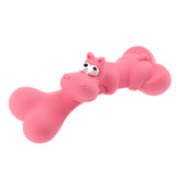 Maxbell Dog Chew Toy, Rubber Bone Chewing Toys,Durable Bite Toy Molar Toy Pink_2