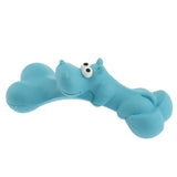 Maxbell Dog Chew Toy, Rubber Bone Chewing Toys,Durable Bite Toy Molar Toy Blue_2