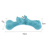 Maxbell Dog Chew Toy, Rubber Bone Chewing Toys,Durable Bite Toy Molar Toy Blue_2