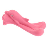 Maxbell Dog Chew Toy, Rubber Bone Chewing Toys,Durable Bite Toy Molar Toy Pink_3