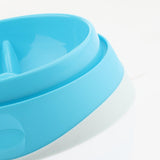 Maxbell Dog Feeder Slow Eating Pet Bowl Durable Non-Toxic Healthy Design Bowl Blue_2