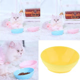 Maxbell Pet Bowl Cat and Dog Feeding Bowl Great for Food or Water Non-Slip yellow