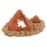 Max Reptile Hiding Cave Fish Tank Landscape Ornament for Reptile 29x19.5x25.5cm