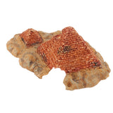 Max Reptile Hiding Cave Fish Tank Landscape Ornament for Reptile 29x19.5x25.5cm
