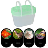 Max Breathable Hamster Cage Portable Carrier Hamster Carry Case Cage S