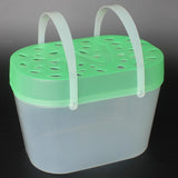 Max Breathable Hamster Cage Portable Carrier Hamster Carry Case Cage S