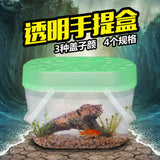 Max 1 Pc Small Pet Carrying Case Fish Tortoise Hamster Carrier Insect Keeper Box