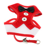 Max Cute Comfort Dog Vest Harness Leash Dog Outdoor Walking Vest  Red L
