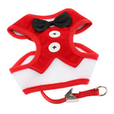 Max Cute Comfort Dog Vest Harness Leash Dog Outdoor Walking Vest  Red L