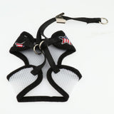 Max Cute Comfort Dog Vest Harness Leash Dog Outdoor Walking Vest   Star Black L