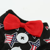 Max Cute Comfort Dog Vest Harness Leash Dog Outdoor Walking Vest   Star Black L