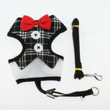 Max Cute Comfort Dog Vest Harness Leash Dog Outdoor Walking Vest  Black L