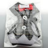 Max Cute Comfort Dog Vest Harness Leash Dog Outdoor Walking Vest  Black L