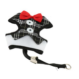 Max Cute Comfort Dog Vest Harness Leash Dog Outdoor Walking Vest  Black L