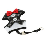 Max Cute Comfort Dog Vest Harness Leash Dog Outdoor Walking Vest  Black L