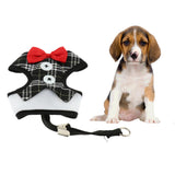 Max Cute Comfort Dog Vest Harness Leash Dog Outdoor Walking Vest  Black L