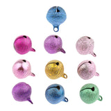 Max 10Pcs Colors Cute Pet Bell Puppy Dog Cat Accessories Pet Bells Frosted