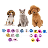 Max 10Pcs Colors Cute Pet Bell Puppy Dog Cat Accessories Pet Bells Frosted