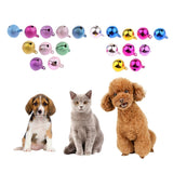 Max 10Pcs Colors Cute Pet Bell Puppy Dog Cat Accessories Pet Bells Frosted