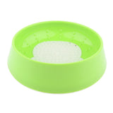 Max Pet Dog Cat Bowl Dog Tongue Cleaning Bowl Non Slip Cat Bowl Green-Bear
