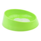 Max Pet Dog Cat Bowl Dog Tongue Cleaning Bowl Non Slip Cat Bowl Green-Bear