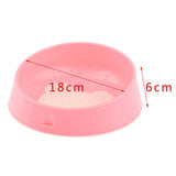 Max Pet Dog Cat Bowl Dog Tongue Cleaning Bowl Non Slip Cat Bowl Pink-Bear