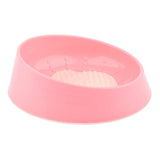 Max Pet Dog Cat Bowl Dog Tongue Cleaning Bowl Non Slip Cat Bowl Pink-Bear