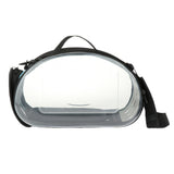 Max Foldable Clear Transparent Puppy Dog Cat Carrier Outdoor Travel Bag Blue L