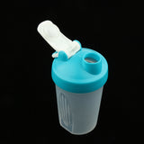 Maxbell Portable 2 in 1 Dog Mug and Food Container with Collapsible Dog Bowl  blue