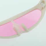 Maxbell 1 Pc Dog UV Protection Windproof Goggles Sunglasses Pink Reflections