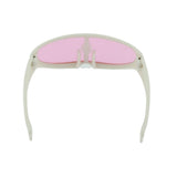 Maxbell 1 Pc Dog UV Protection Windproof Goggles Sunglasses Pink Reflections