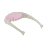 Maxbell 1 Pc Dog UV Protection Windproof Goggles Sunglasses Pink Reflections