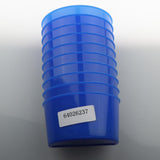 Maxbell 10 Pcs Pigeons Sand Cups Bird Food Water Container Plastic Bowl for Cage L