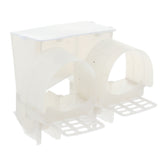 Maxbell Pigeon Supplies - Double Automatic Trough Parrot Cups Feeder Drinker Sink