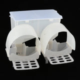 Maxbell Pigeon Supplies - Double Automatic Trough Parrot Cups Feeder Drinker Sink