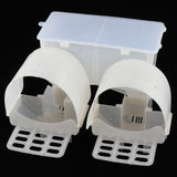 Maxbell Pigeon Supplies - Double Automatic Trough Parrot Cups Feeder Drinker Sink