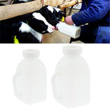 Maxbell 1 Pc Calves Milk Feeding Bottle with Silicone Nipple Farm Baby Bottle 1L
