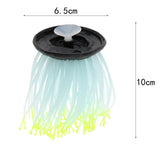 Maxbell 1 Pc Glowing Silicone Aquarium Fish Tank Decor Artificial Sea Anemone Yellow
