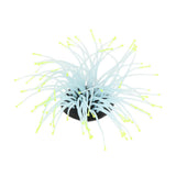 Maxbell 1 Pc Glowing Silicone Aquarium Fish Tank Decor Artificial Sea Anemone Yellow